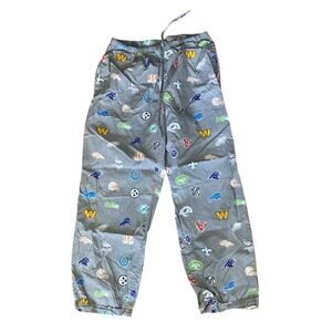 Pottery Barn Teen NFL Team Pants Gray Womens L Elastic Waist Drawstring Pocket